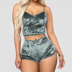 Women’s Velvet Pajama Set