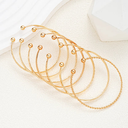 ZUPHAR™ Modern Gold Geometric Cuff Bracelet