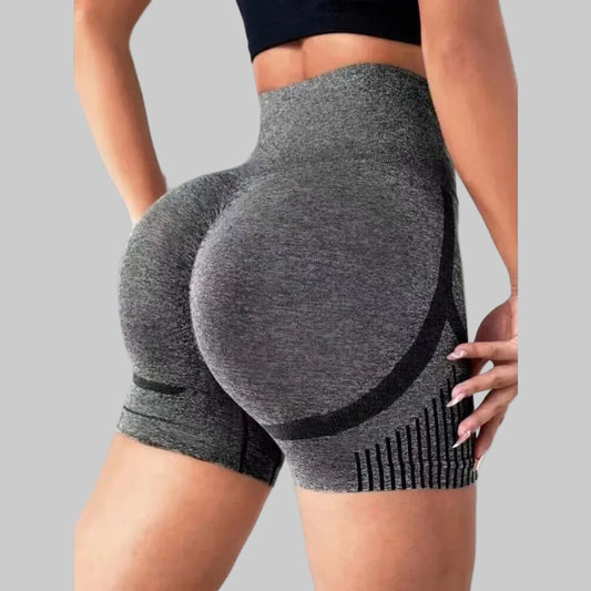 Sculpting High-Waist Yoga Shorts