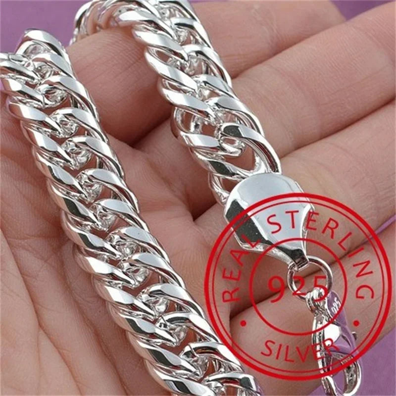 ZUPHAR™ 925 Sterling Silver Cuban Link Bracelet