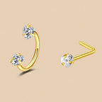 CZ Nose Rings & Studs Set
