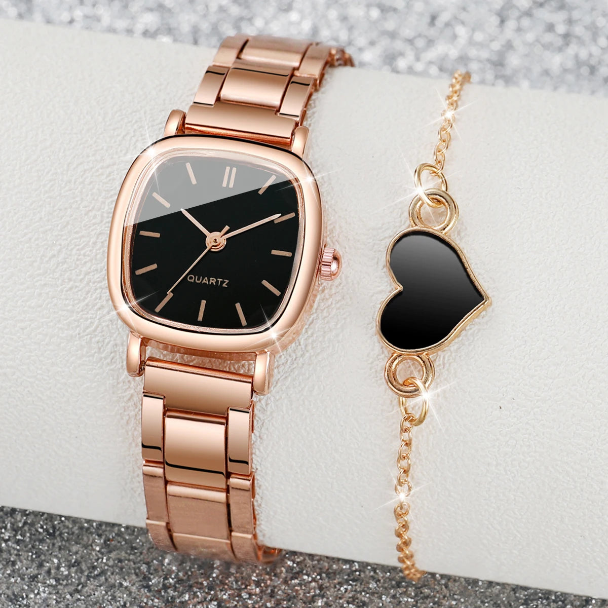 ZUPHAR™ Elegant Quartz Watch & Bracelet Set