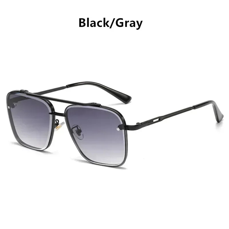 Fashion Square Pilot Sunglasses – Men & Women | UV400 Gradient Lenses
