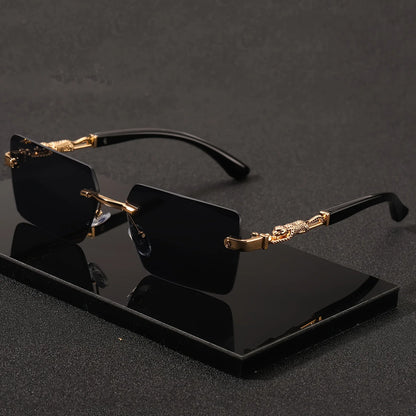 ZUPHAR™ Luxe Rimless Square Sunglasses for Women