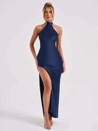 Women’s Halter Backless Maxi Dress