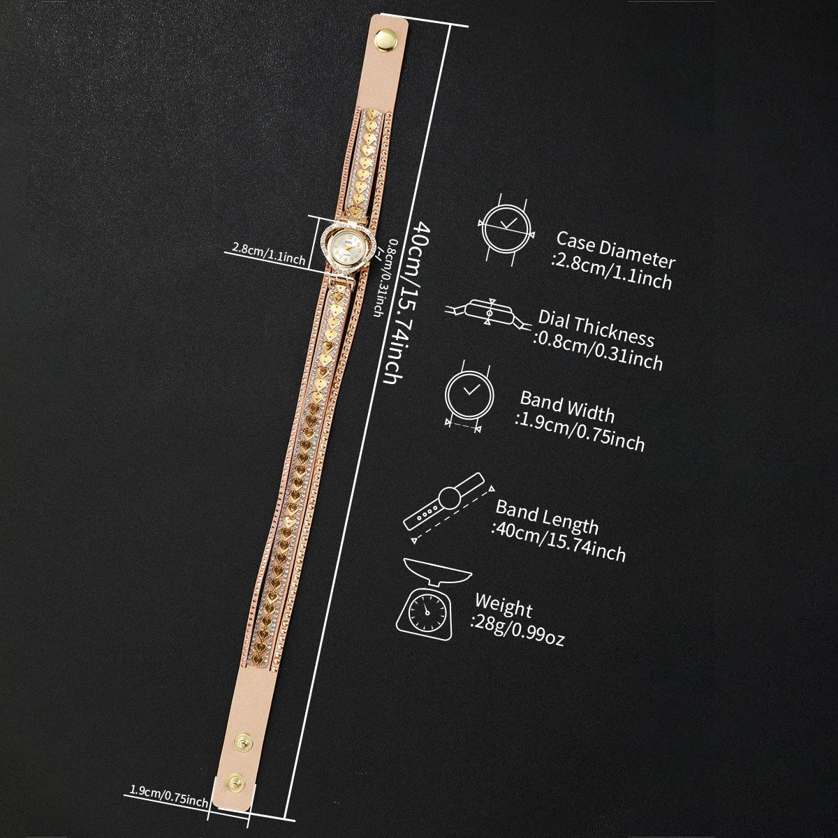 ZUPHAR™ Luxe Wrap Bracelet Watch