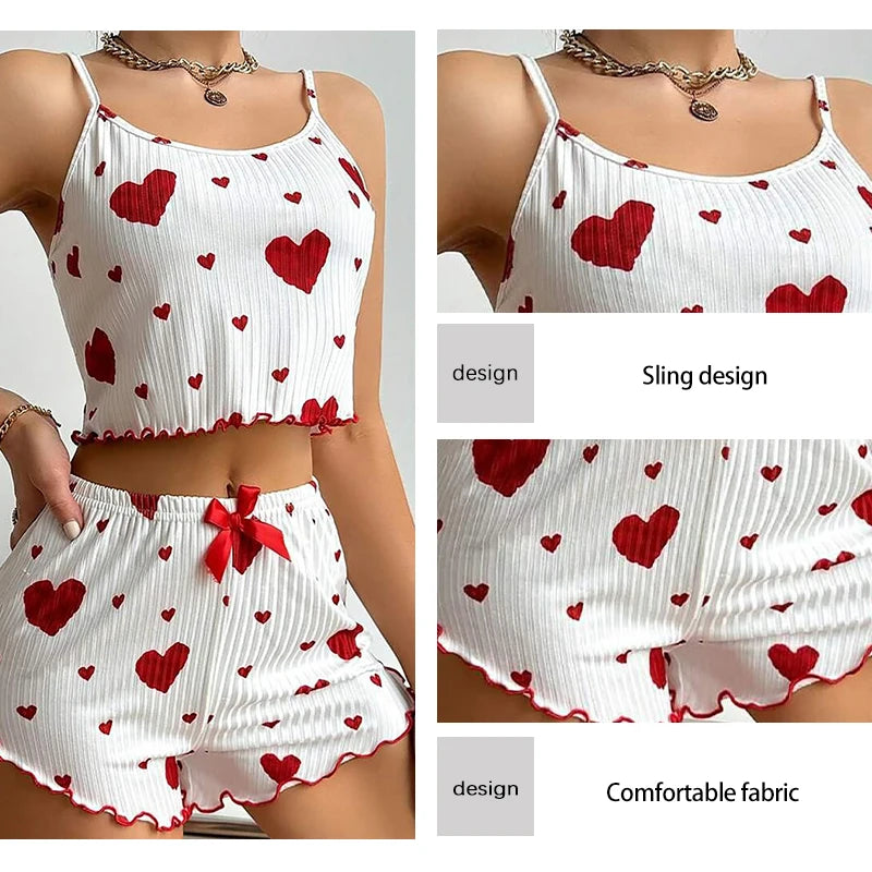 ZUPHAR™ Women’s Summer Pajama Shorts Set