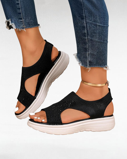 ZUPHAR™ Women’s Comfort Knit Wedge Sandals