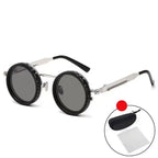 Vintage Steampunk Round Sunglasses