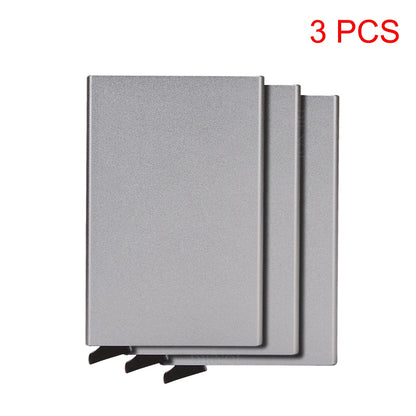 RFID Smart Pop-Up Wallet – Ultra-Slim Metal Card Holder