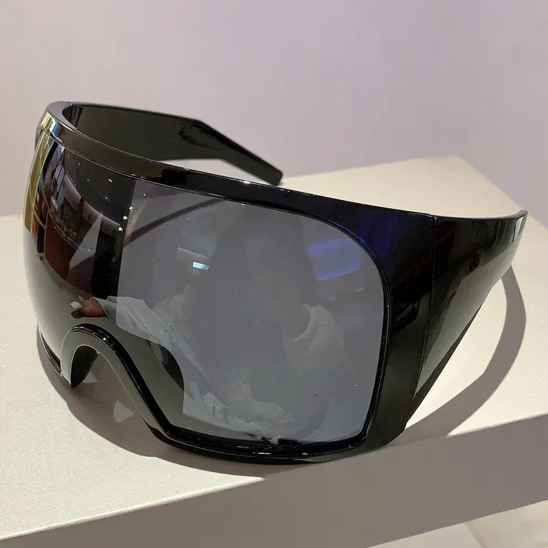 Y2K Oversized Punk Wrap Sunglasses — Women | ZUPHAR