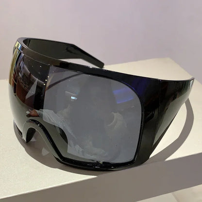 Y2K Oversized Punk Wrap Sunglasses — Women | ZUPHAR