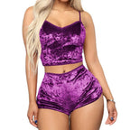 Women’s Velvet Pajama Set
