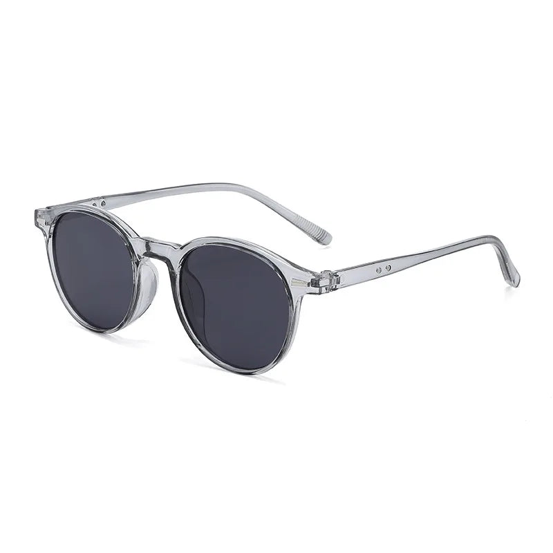 Unisex Round Mirrored Sunglasses