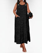 Plus Size Black Maxi Dress