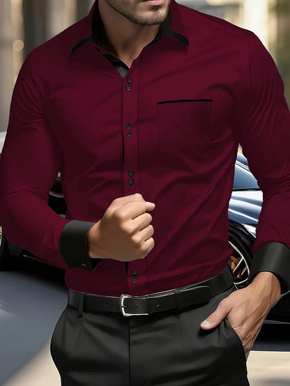 ZUPHAR™ Modern Patchwork Smart Casual Shirt