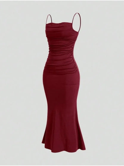 ZUPHAR™ Body-Fit Maxi Dress for Women | Elegant Slim Fit Party Dress