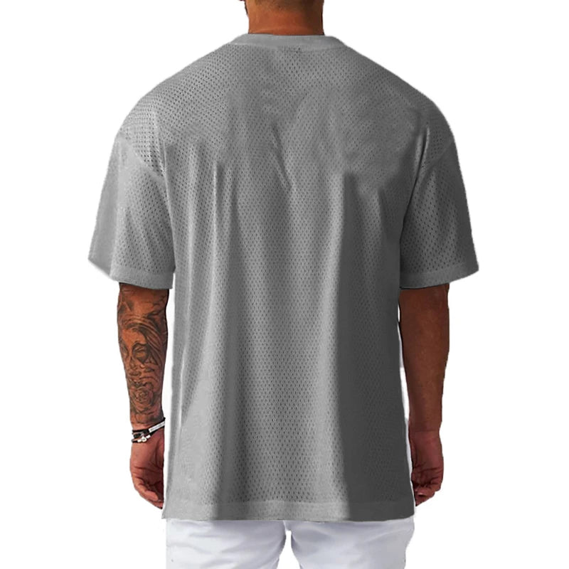 ZUPHAR Men's Oversized Quick-Dry Training T-Shirt
