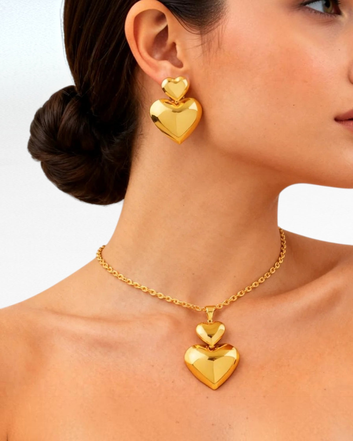 ZUPHAR — Dubai Gold Jewelry Set | 24K Gold Plated 4-Piece Collection for Women