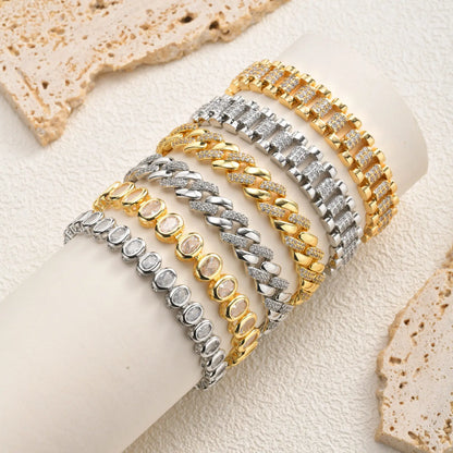 ZUPHAR™ Luxe Crystal Gold Chain Bracelet