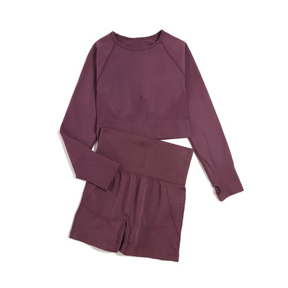 WAREBALL SculptFlex™ Seamless Yoga Set – High Waist Contour Gym Wear