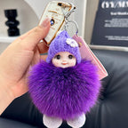 Fluffy Doll Keychain