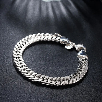 ZUPHAR™ 925 Sterling Silver Cuban Link Bracelet