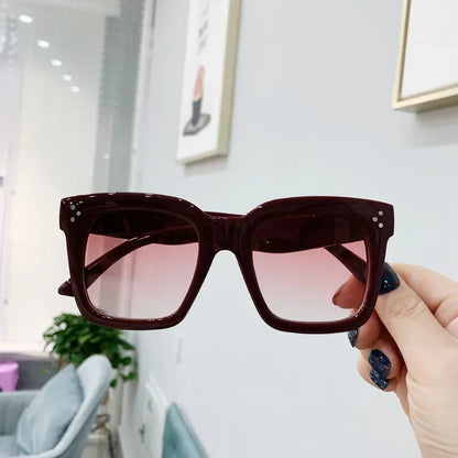 ZUPHAR Retro Square Sunglasses - Big Frame Gradient Lenses | Unisex