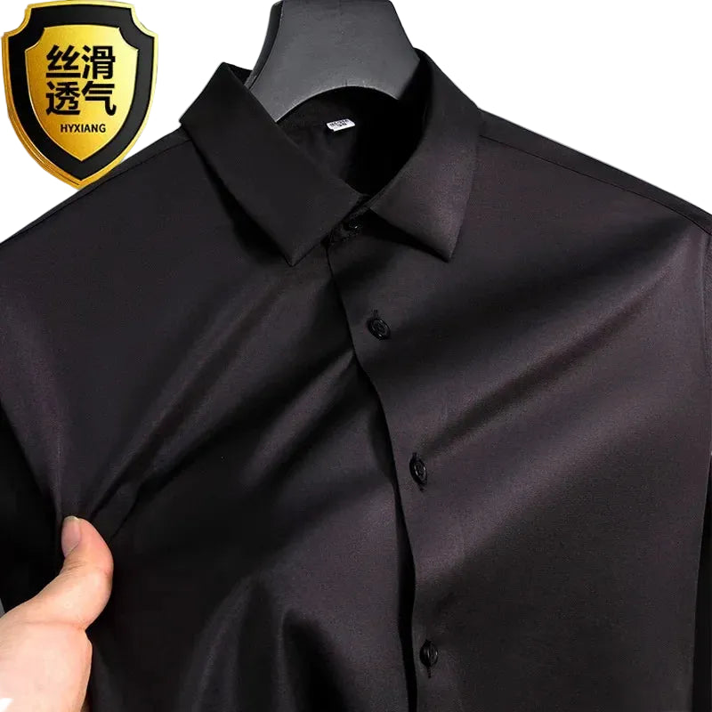 ZUPHAR Men's Wrinkle-Free Smart Casual Shirt