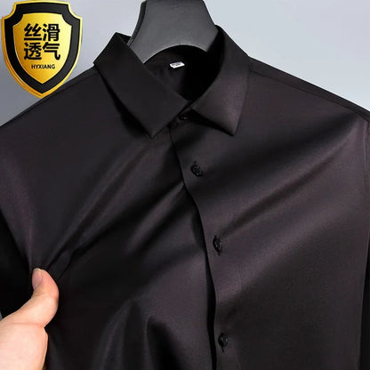 ZUPHAR Men's Wrinkle-Free Smart Casual Shirt