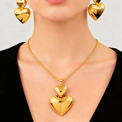 ZUPHAR — Dubai Gold Jewelry Set | 24K Gold Plated 4-Piece Collection for Women