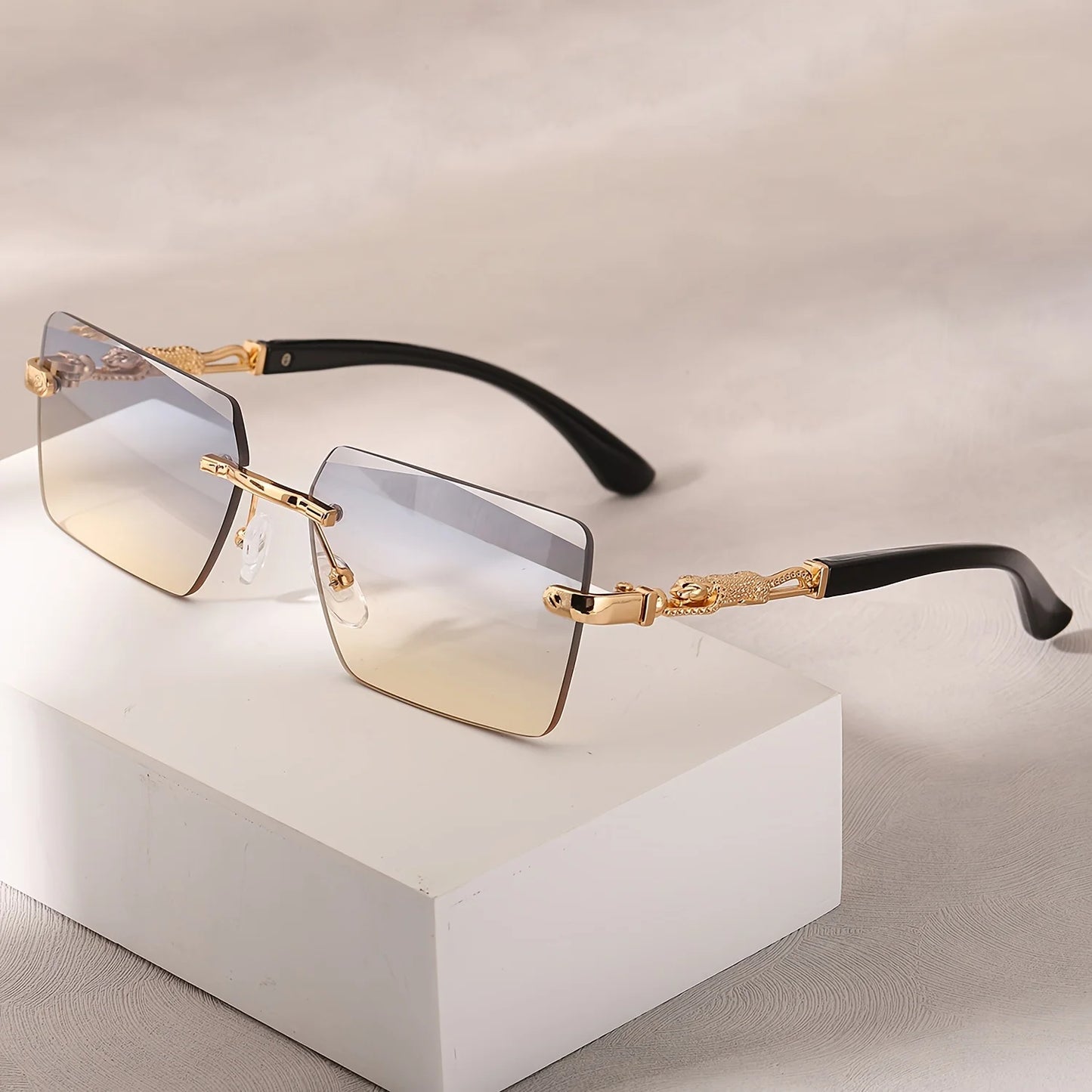 ZUPHAR™ Luxe Rimless Square Sunglasses for Women