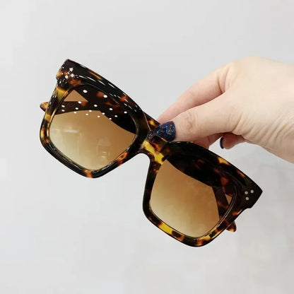 ZUPHAR Retro Square Sunglasses - Big Frame Gradient Lenses | Unisex