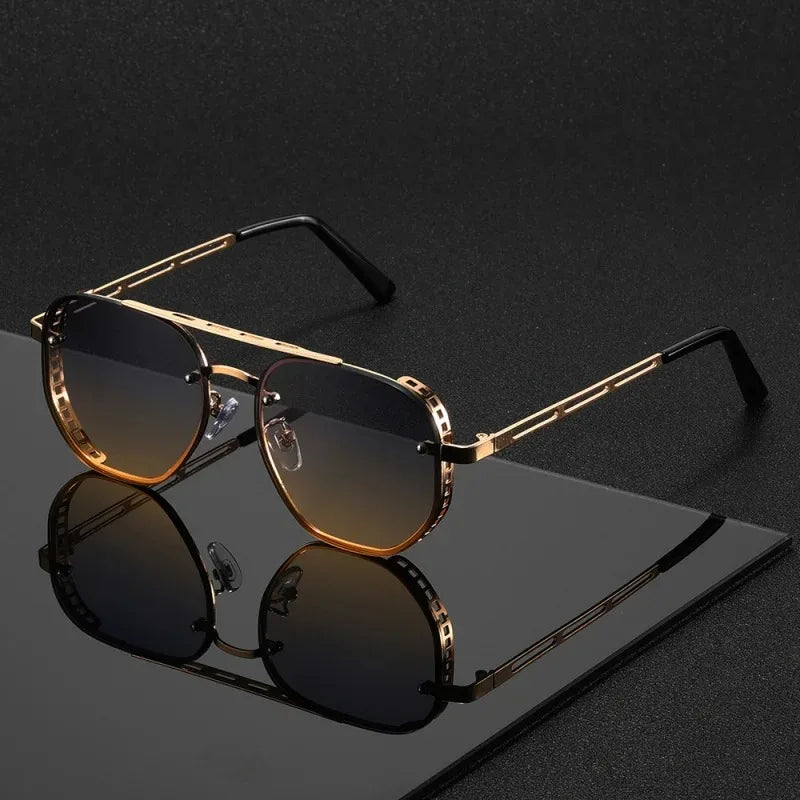 ZUPHAR™ Luxe Gold Mirror Sunglasses for Women