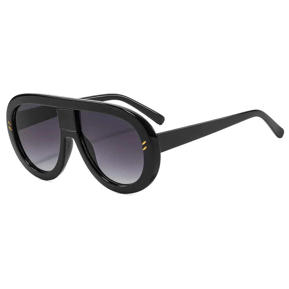 Rivet Oversized Shield Sunglasses — Women & Men | ZUPHAR