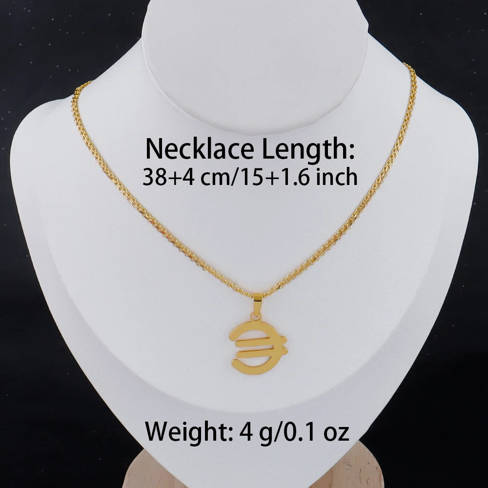 Gold Girl Silhouette Pendant Necklace - 18K Gold Plated Stainless Steel | Gift for Men & Women