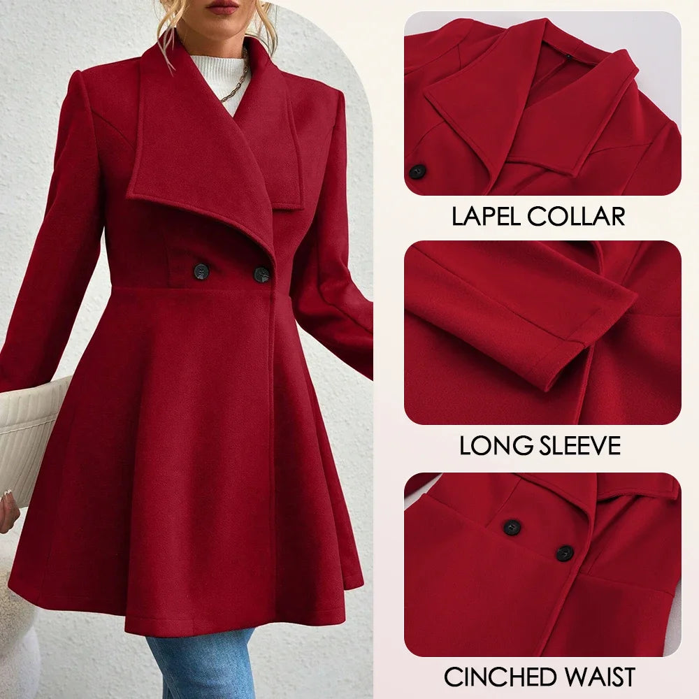 ZUPHAR™ Elegant Longline Women’s Coat