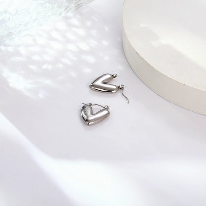 ZUPHAR™ Minimalist Stainless Steel Stud Earrings – Silver & Gold