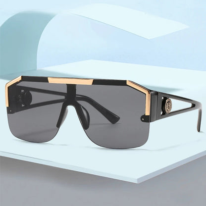 Oversized Rectangle Sunglasses - Gradient Anti-Reflective Lenses | Unisex Sport