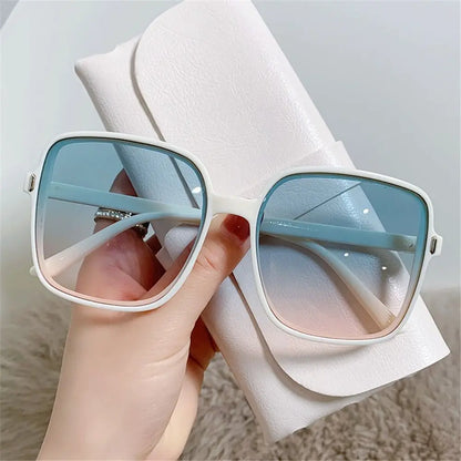 ZUPHAR™ Oversized Tortoise Square Sunglasses – UV Protection
