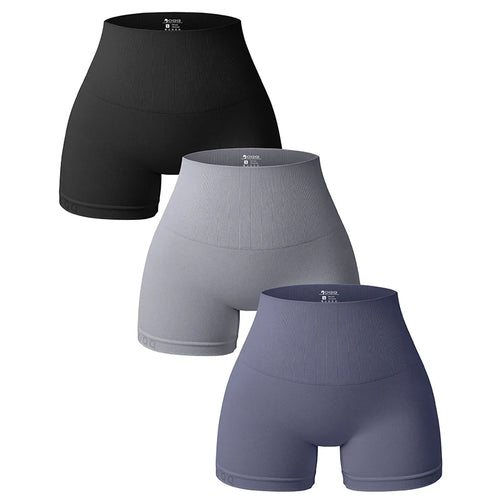 Seamless High-Waist Sculpting Yoga Shorts