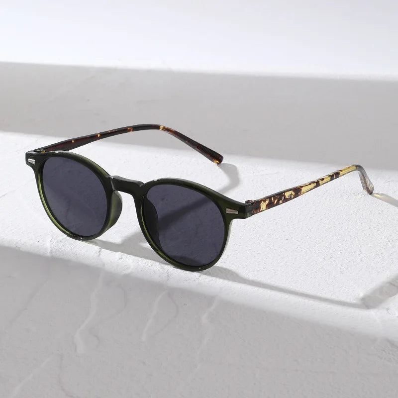 Unisex Round Mirrored Sunglasses