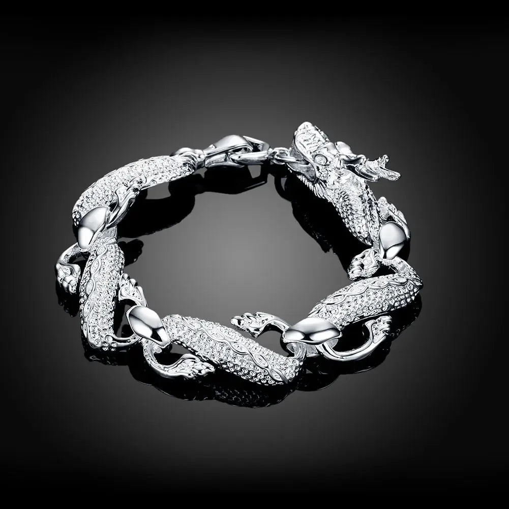 ZUPHAR™ 925 Sterling Silver Cuban Link Bracelet
