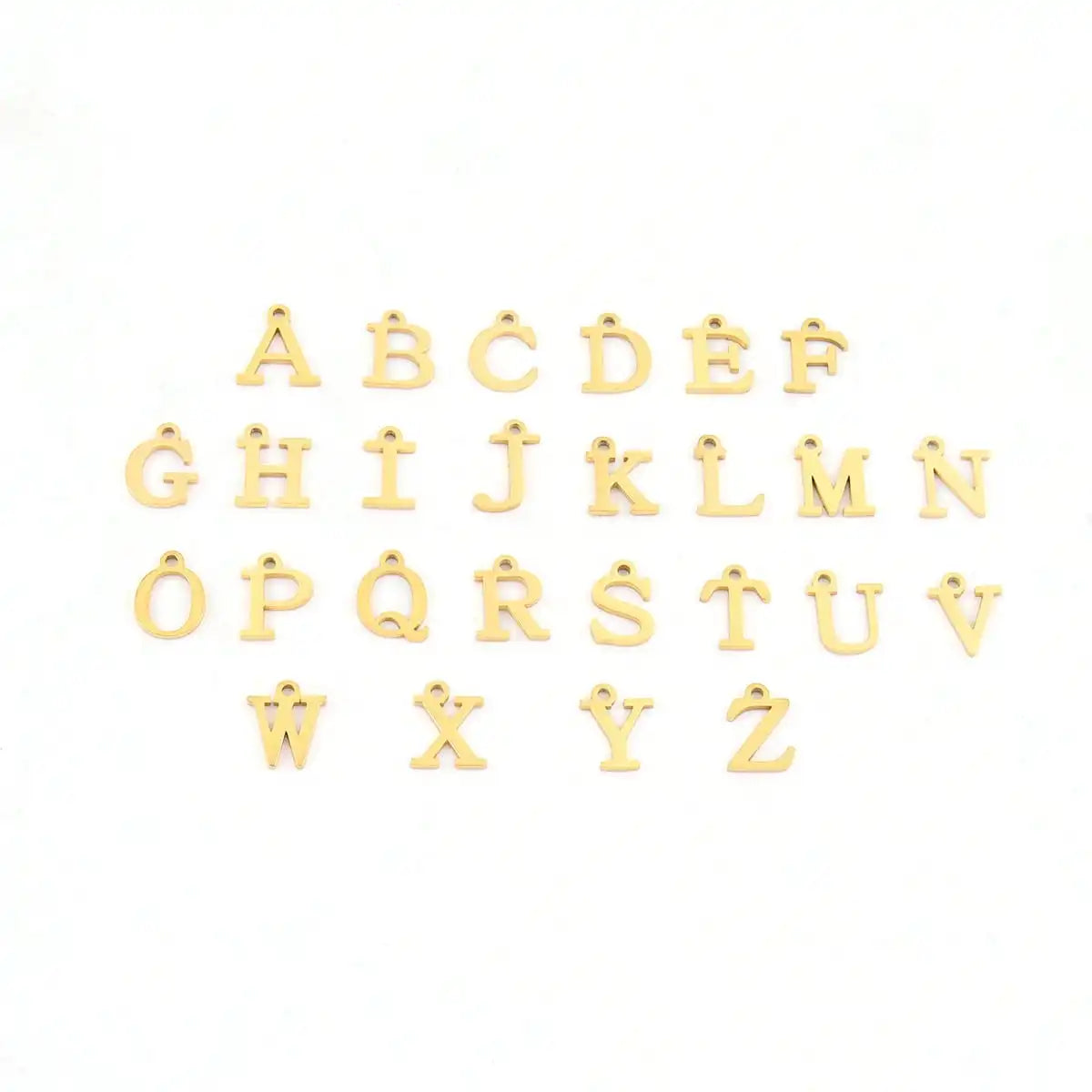 ZUPHAR Initial Heart Letter Necklace – Gold & Silver Stainless Steel