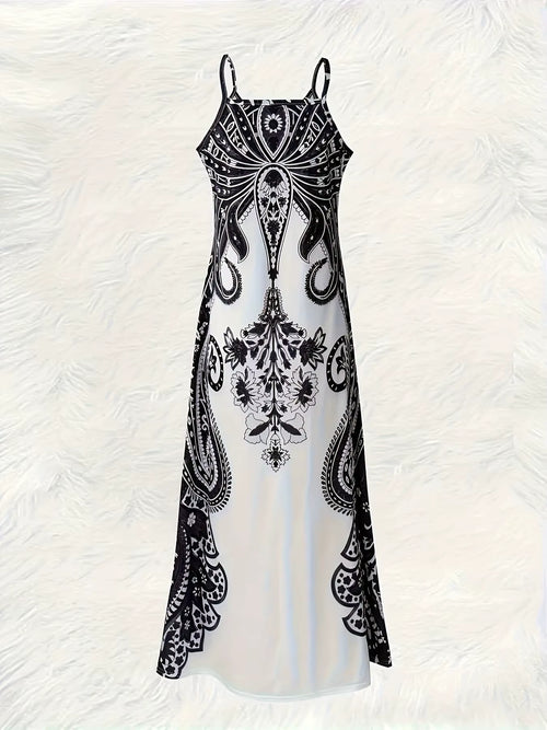 Boho V-Neck Summer Maxi Dress