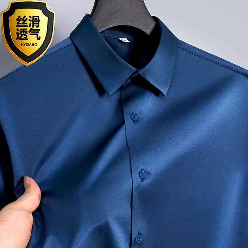 ZUPHAR Men's Wrinkle-Free Smart Casual Shirt