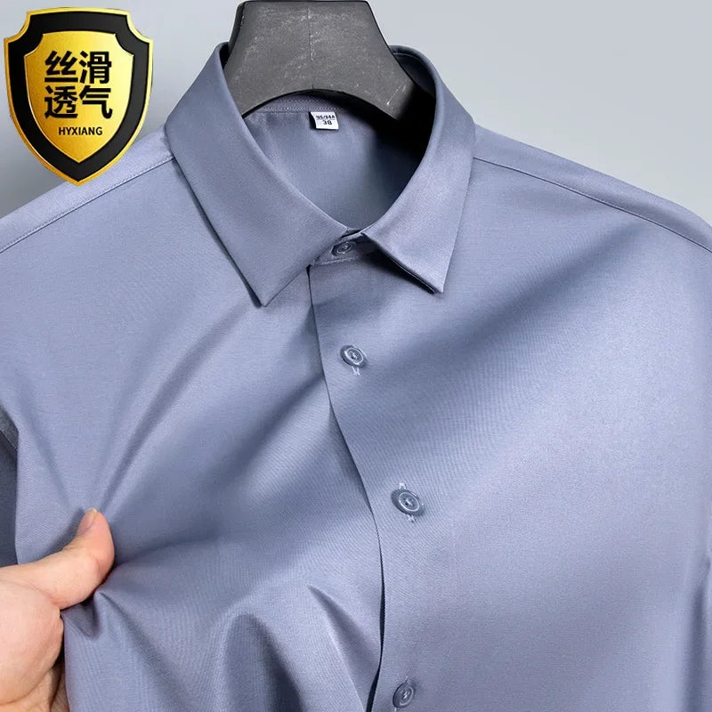 ZUPHAR Men's Wrinkle-Free Smart Casual Shirt