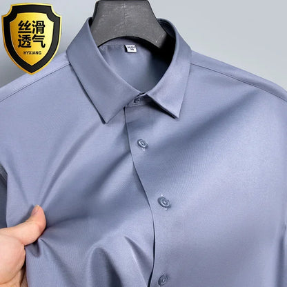 ZUPHAR Men's Wrinkle-Free Smart Casual Shirt