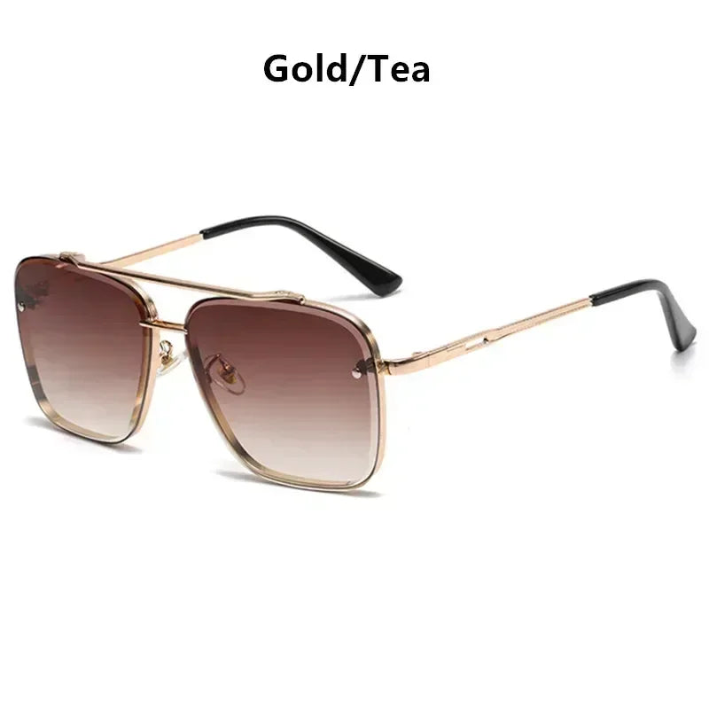 Fashion Square Pilot Sunglasses – Men & Women | UV400 Gradient Lenses