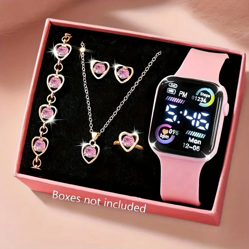 Teen Watch & Jewelry Set